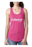The Wakeboat Life Womens Tank-White - The Wakeboat Life