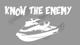 Jetski Enemy Boat Decal