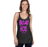 Boat Hoe Ladies Tank- Hot Pink