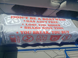 Boatwad!™  Red/Grey Towel
