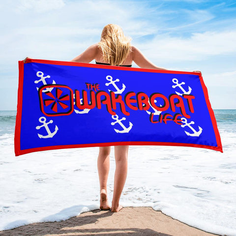 The Wakeboat Life Towel