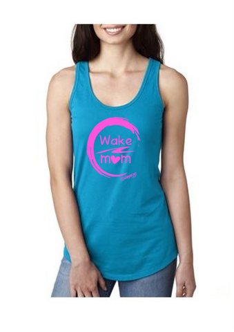 Wake Mom ™ Pretty in Pink Tank - The Wakeboat Life