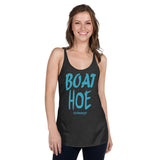 Boat Hoe Ladies Tank- Ice Blue