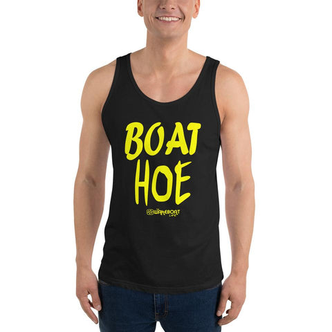Boat Hoe Men's Tank- Yellow