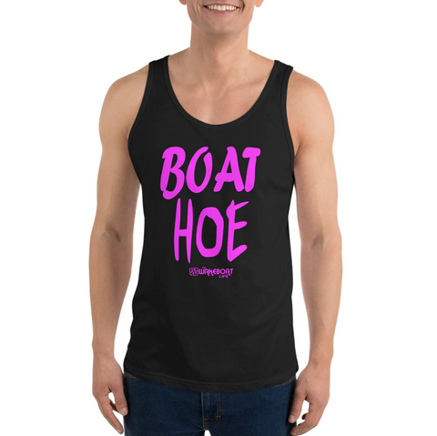 Boat Hoe Men's Tank- Hot Pink