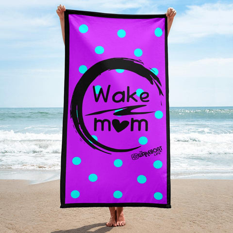 Wake Mom™ Surf Towel- Purple