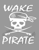 Wake Pirate Decal