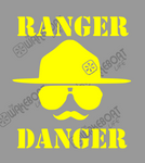 Ranger Danger! Boat Decal